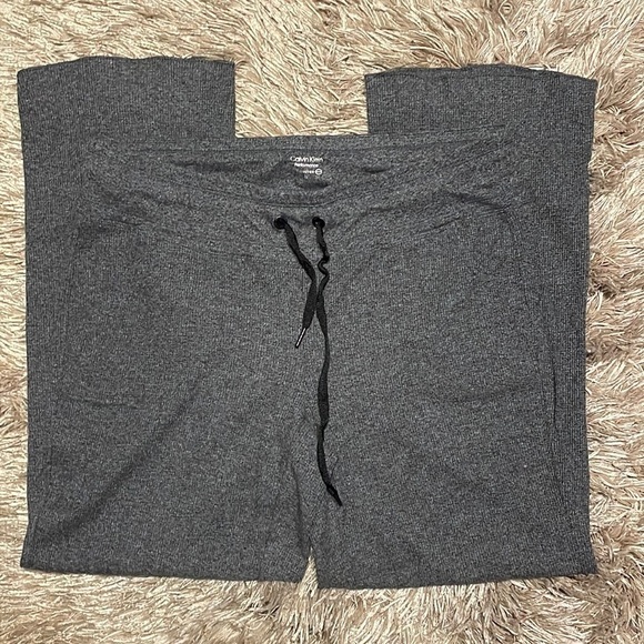Calvin Klein Gray Performance Stretch Pants - Picture 1 of 10